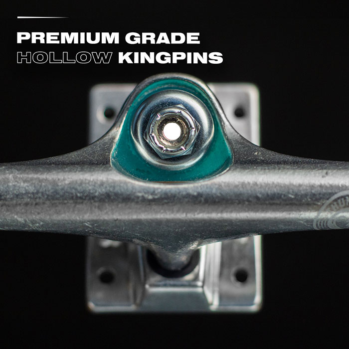 Premium grade hollow kingpins.