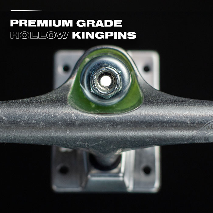 Premium grade hollow kingpins.