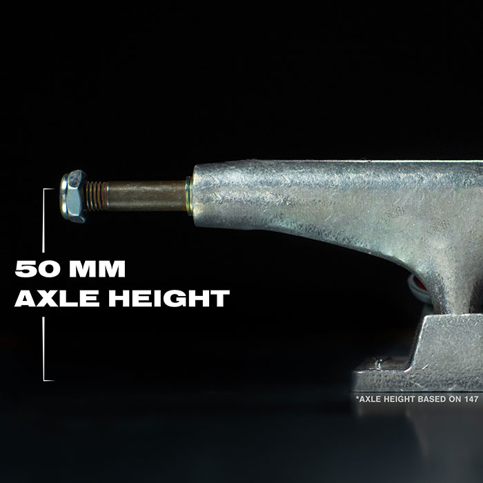 50mm axle height.